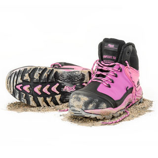 Pink online mack boots