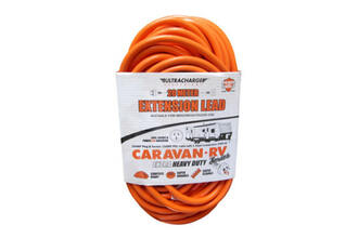 20m Caravan Lead  - 15amp - 15amp Plug